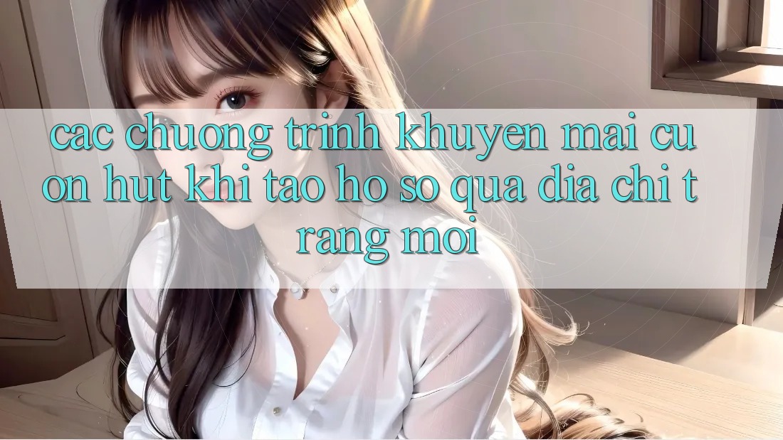 Các chương trình khuyến mãi cuốn hút khi tạo hồ sơ qua địa chỉ trang mới Các chương trình khuyến mãi cuốn hút khi tạo hồ sơ qua địa chỉ trang mới