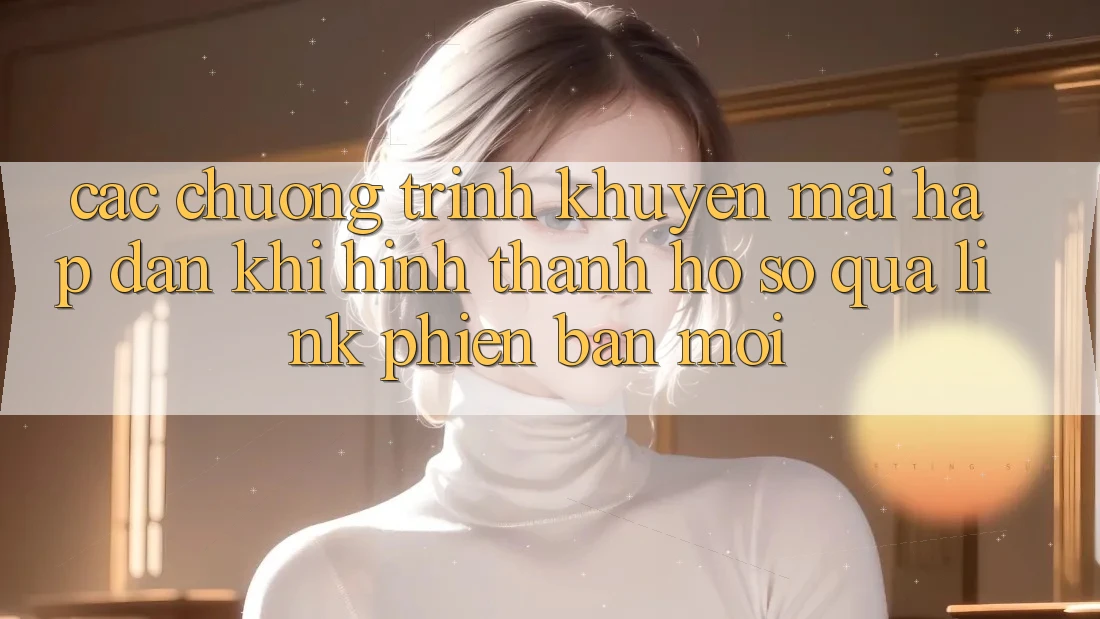 Các chương trình khuyến mãi hấp dẫn khi hình thành hồ sơ qua link phiên bản mới