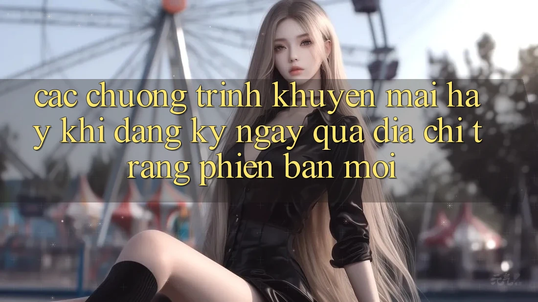 Các chương trình khuyến mãi hay khi đăng ký ngay qua địa chỉ trang phiên bản mới Các chương trình khuyến mãi hay khi đăng ký ngay qua địa chỉ trang phiên bản mới