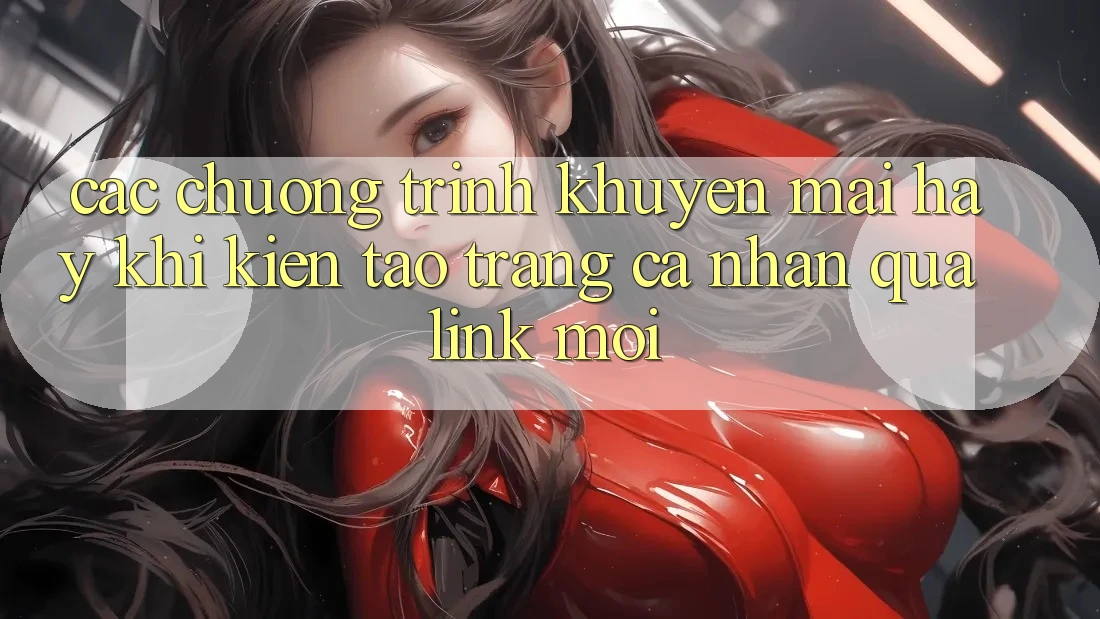 Các chương trình khuyến mãi hay khi kiến tạo trang cá nhân qua link mới