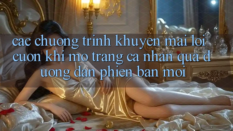 Các chương trình khuyến mãi lôi cuốn khi mở trang cá nhân qua đường dẫn phiên bản mới