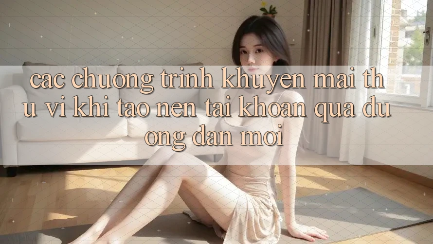 Các chương trình khuyến mãi thú vị khi tạo nên tài khoản qua đường dẫn mới