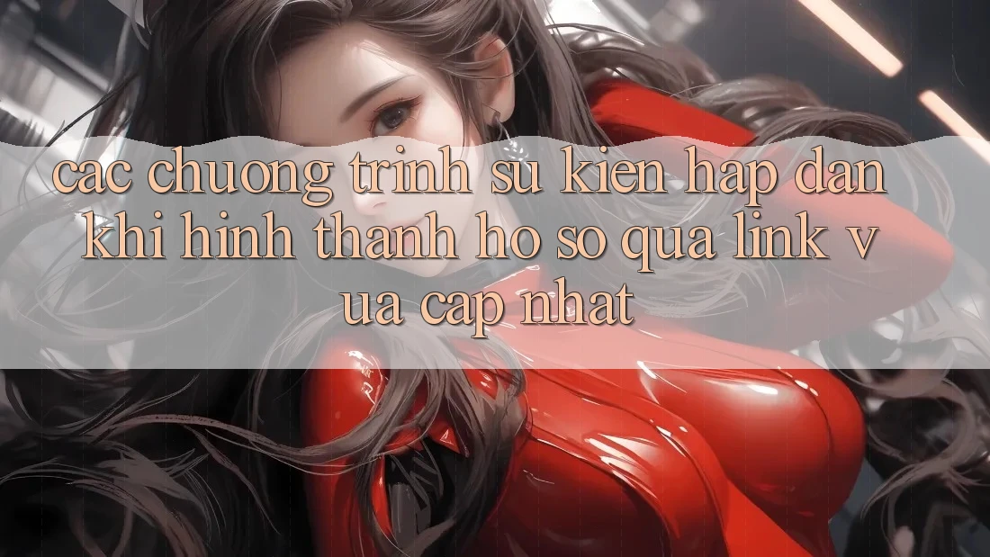 Các chương trình sự kiện hấp dẫn khi hình thành hồ sơ qua link vừa cập nhật