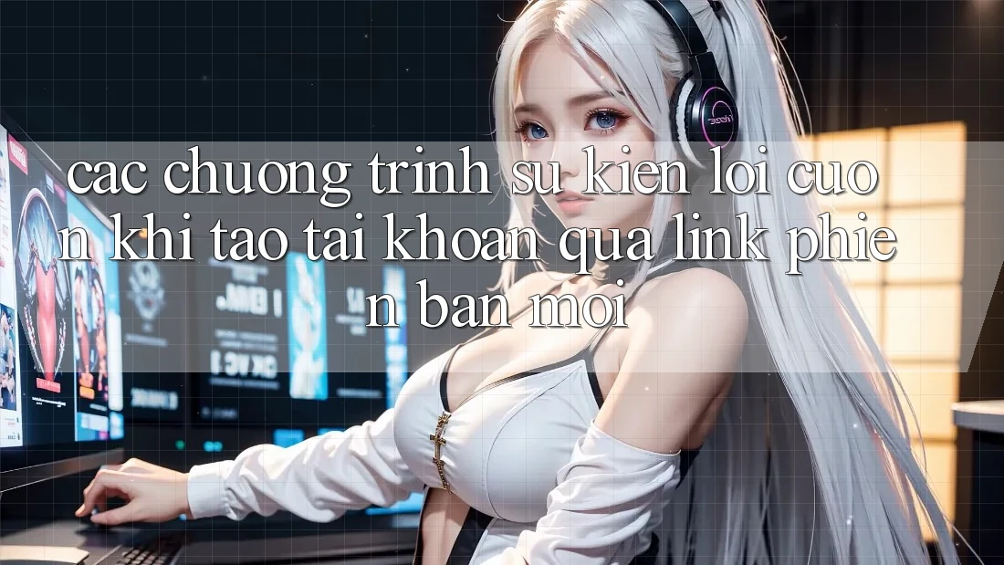 Các chương trình sự kiện lôi cuốn khi tạo tài khoản qua link phiên bản mới