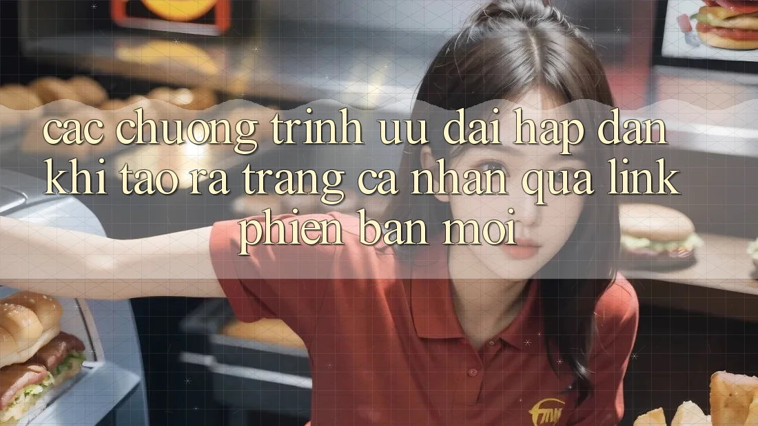Các chương trình ưu đãi hấp dẫn khi tạo ra trang cá nhân qua link phiên bản mới Các chương trình ưu đãi hấp dẫn khi tạo ra trang cá nhân qua link phiên bản mới