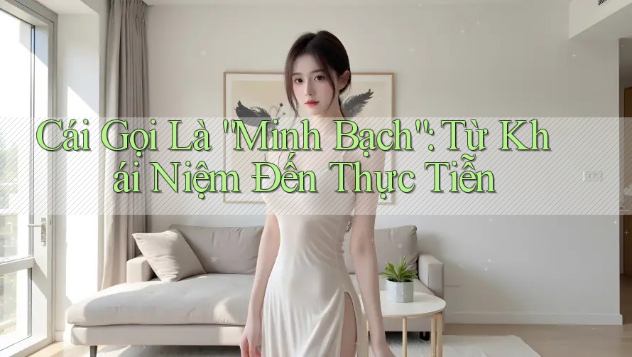 Cái Gọi Là “Minh Bạch”: Từ Khái Niệm Đến Thực Tiễn