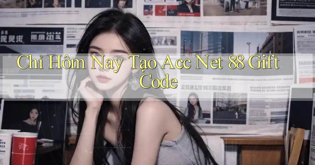chỉ hôm nay tạo acc net 88 gift code