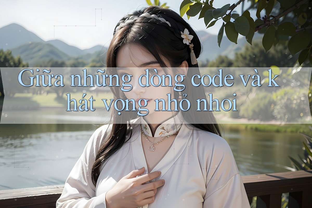 Giữa những dòng code và khát vọng nhỏ nhoi