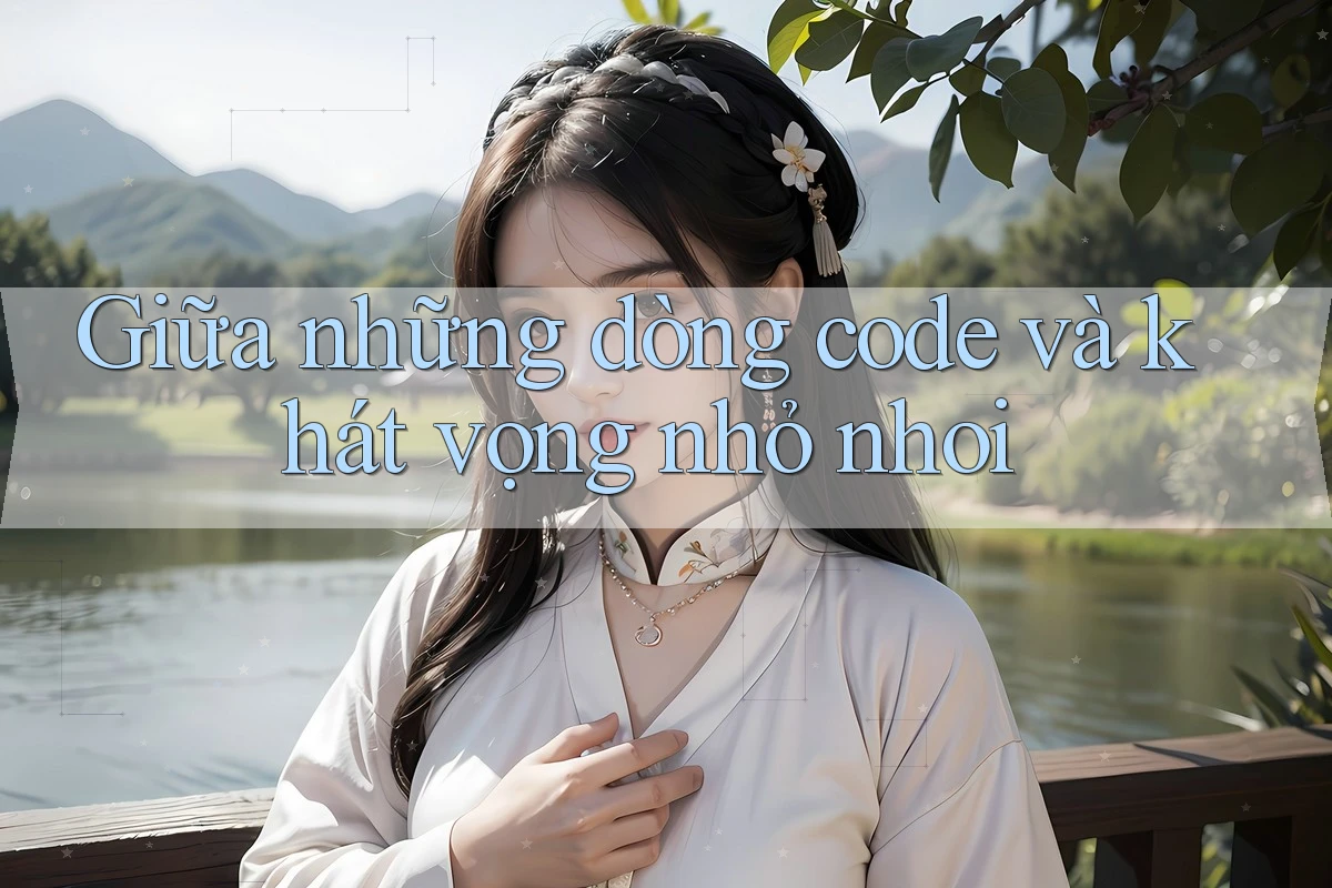 Giữa những dòng code và khát vọng nhỏ nhoi