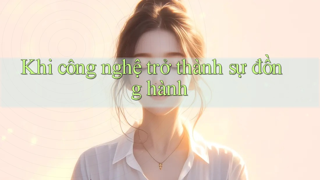 Khi công nghệ trở thành sự đồng hành