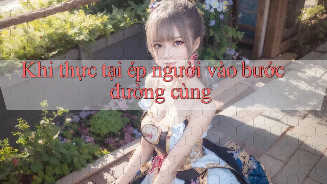 Khi thực tại ép người vào bước đường cùng