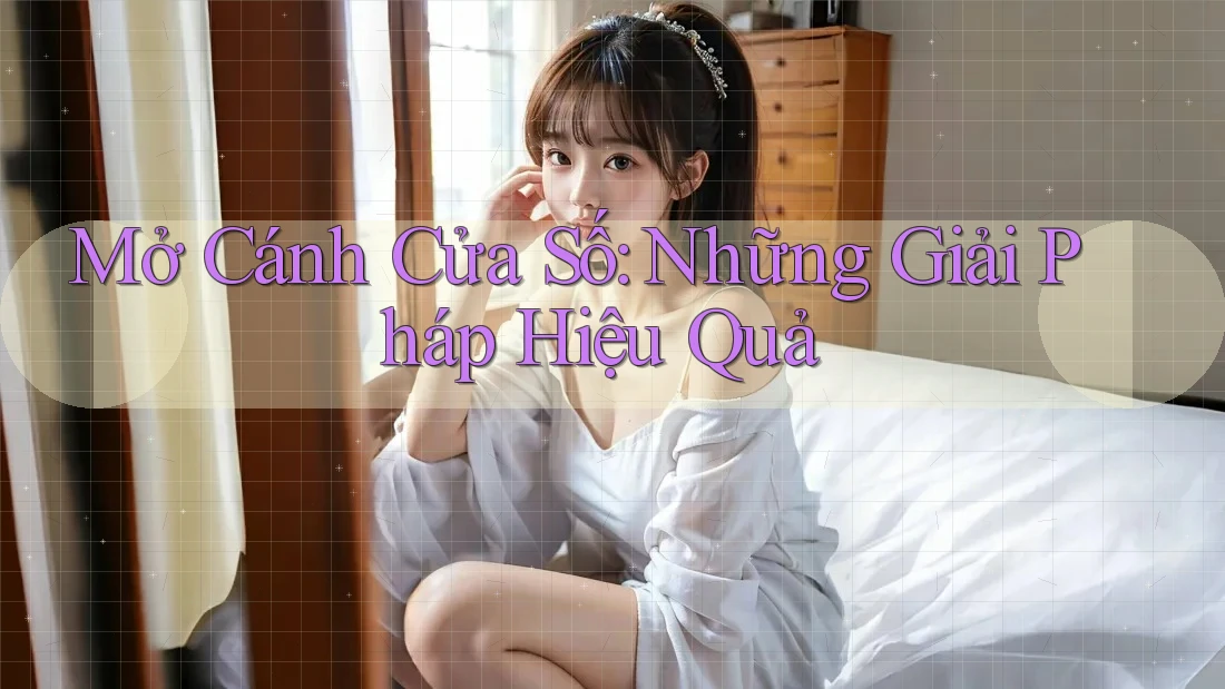 Mở Cánh Cửa Số: Những Giải Pháp Hiệu Quả