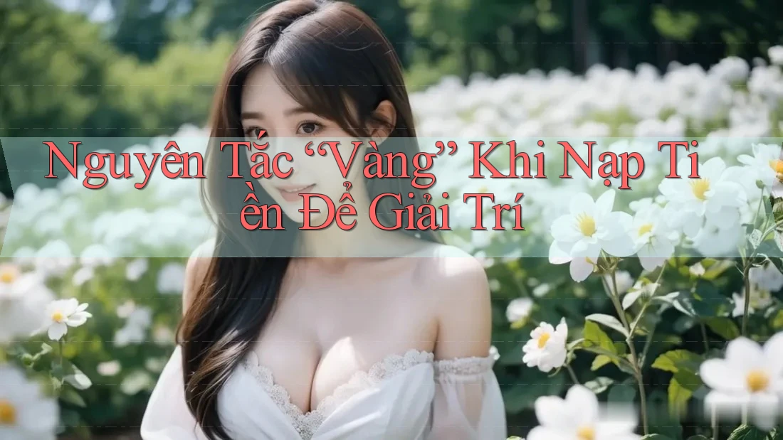 Nguyên Tắc “Vàng” Khi Nạp Tiền Để Giải Trí