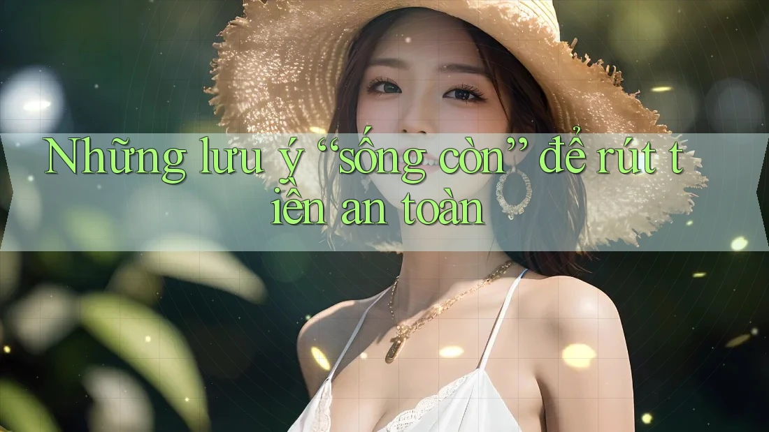 Những lưu ý “sống còn” để rút tiền an toàn