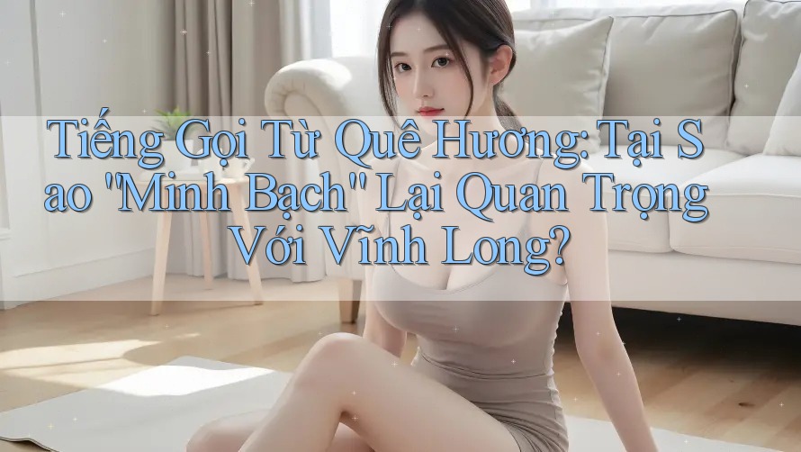 Tiếng Gọi Từ Quê Hương: Tại Sao “Minh Bạch” Lại Quan Trọng Với Vĩnh Long?